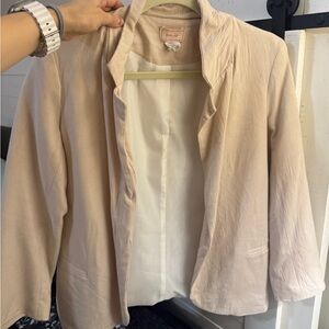 Blazer tan size small